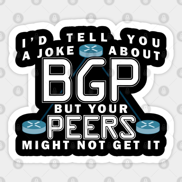 BGP Joke Network Joke Sticker by Character Alley